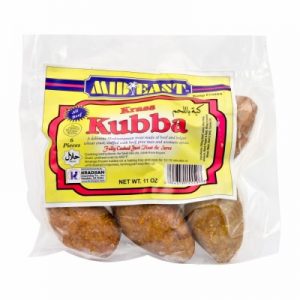 M.E. FROZEN BEEF KIBBEH HALAL 20/6OZ